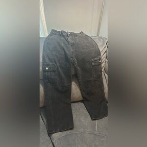 Xsmall Petite SHEIN black cargo